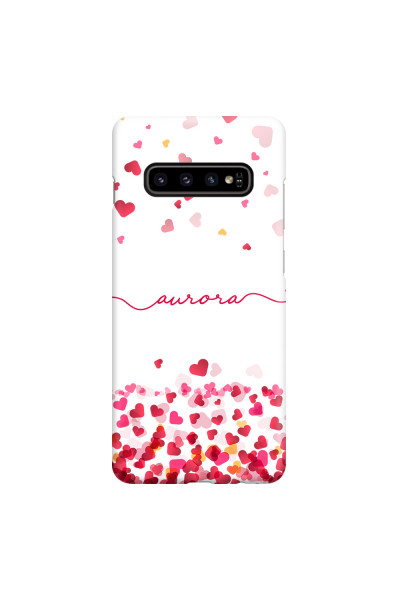 SAMSUNG - Galaxy S10 - 3D Snap Case - Scattered Hearts