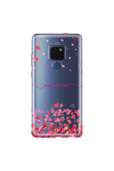 HUAWEI - Mate 20 - Soft Clear Case - Scattered Hearts