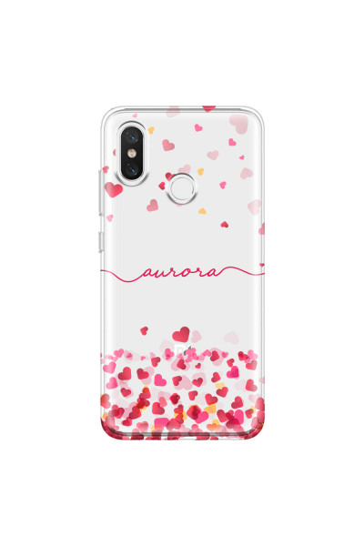 XIAOMI - Mi 8 - Soft Clear Case - Scattered Hearts