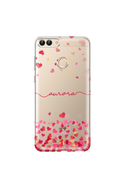 HUAWEI - P Smart 2018 - Soft Clear Case - Scattered Hearts
