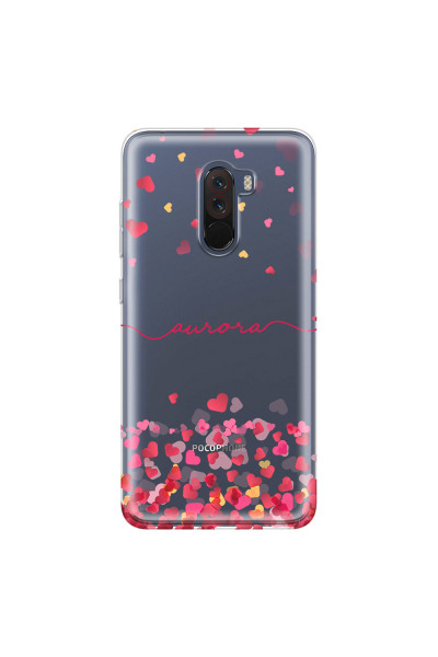 XIAOMI - Pocophone F1 - Soft Clear Case - Scattered Hearts
