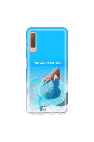 SAMSUNG - Galaxy A7 2018 - Soft Clear Case - Single Photo Case