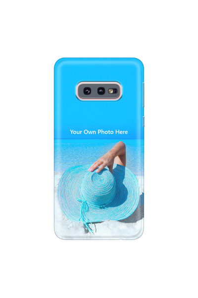 SAMSUNG - Galaxy S10e - Soft Clear Case - Single Photo Case