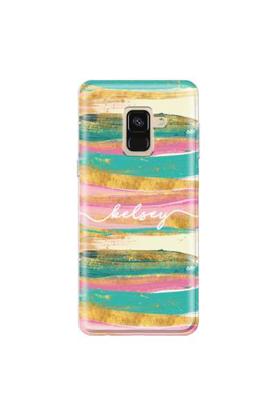 SAMSUNG - Galaxy A8 - Soft Clear Case - Pastel Palette
