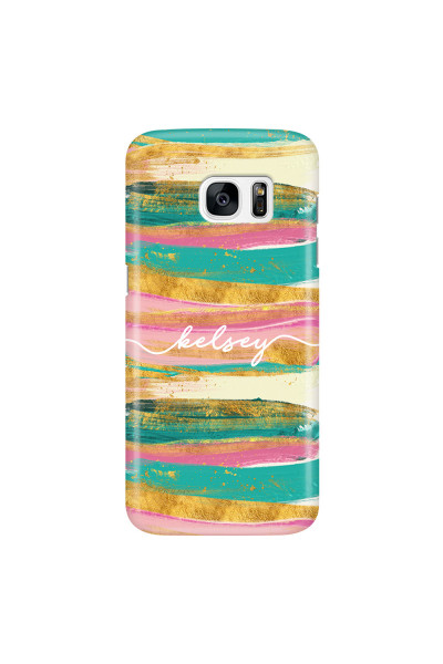 SAMSUNG - Galaxy S7 Edge - 3D Snap Case - Pastel Palette