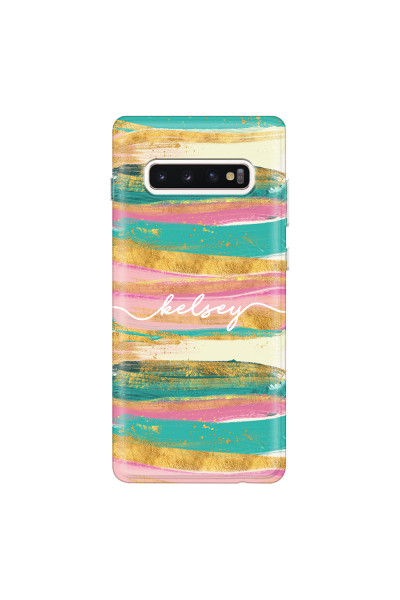 SAMSUNG - Galaxy S10 Plus - Soft Clear Case - Pastel Palette