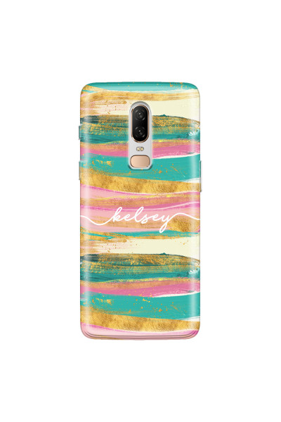ONEPLUS - OnePlus 6 - Soft Clear Case - Pastel Palette