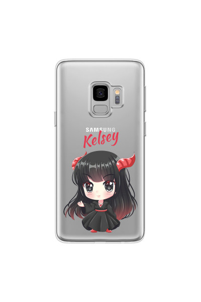 SAMSUNG - Galaxy S9 - Soft Clear Case - Chibi Kelsey