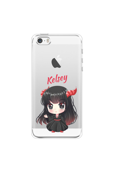 APPLE - iPhone 5S - Soft Clear Case - Chibi Kelsey