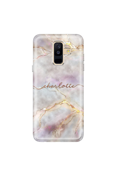 SAMSUNG - Galaxy A6 Plus - Soft Clear Case - Marble Rootage