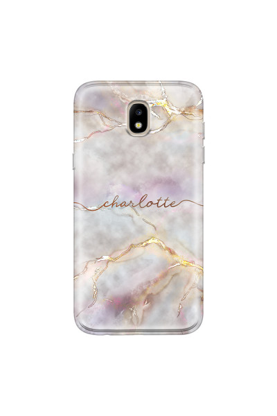 SAMSUNG - Galaxy J3 2017 - Soft Clear Case - Marble Rootage
