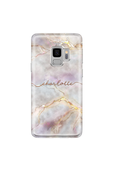 SAMSUNG - Galaxy S9 - Soft Clear Case - Marble Rootage