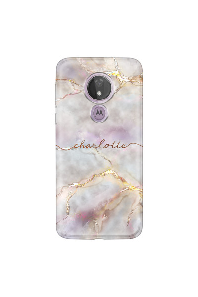MOTOROLA by LENOVO - Moto G7 Power - Soft Clear Case - Marble Rootage