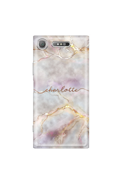 SONY - Sony XZ1 - Soft Clear Case - Marble Rootage