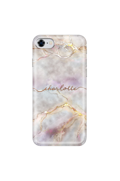 APPLE - iPhone 8 - Soft Clear Case - Marble Rootage