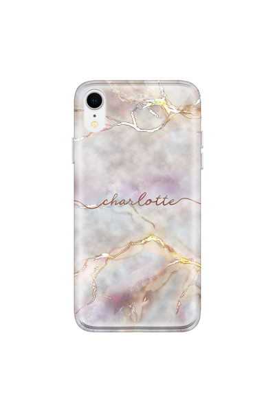 APPLE - iPhone XR - Soft Clear Case - Marble Rootage