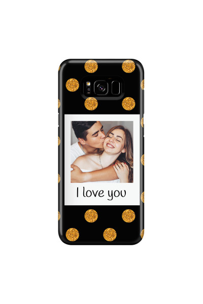 SAMSUNG - Galaxy S8 Plus - 3D Snap Case - Single Love Dots Photo