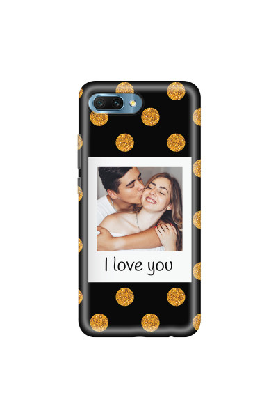 HONOR - Honor 10 - Soft Clear Case - Single Love Dots Photo