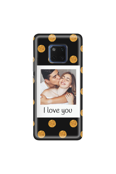 HUAWEI - Mate 20 Pro - Soft Clear Case - Single Love Dots Photo