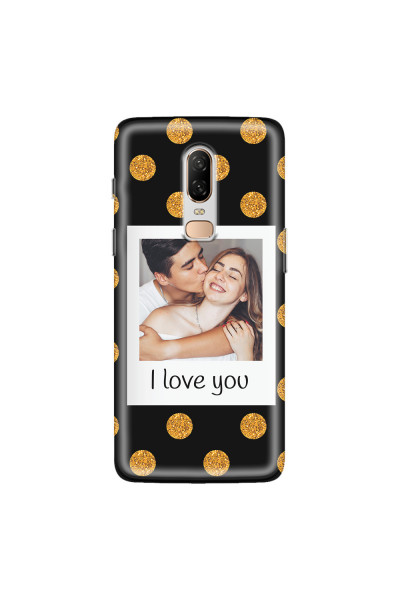 ONEPLUS - OnePlus 6 - Soft Clear Case - Single Love Dots Photo