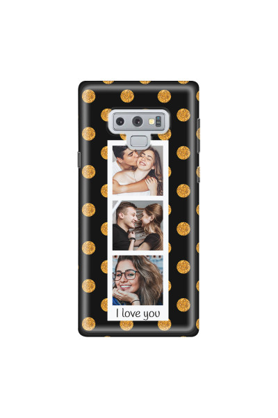 SAMSUNG - Galaxy Note 9 - Soft Clear Case - Triple Love Dots Photo