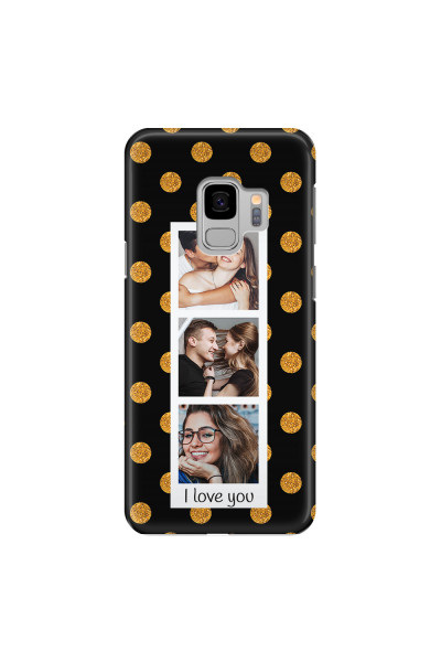 SAMSUNG - Galaxy S9 - 3D Snap Case - Triple Love Dots Photo