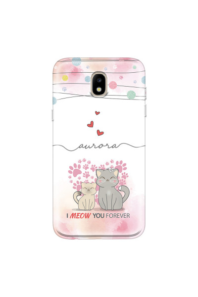SAMSUNG - Galaxy J5 2017 - Soft Clear Case - I Meow You Forever
