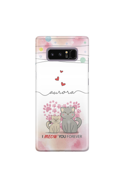 Shop by Style - Custom Photo Cases - SAMSUNG - Galaxy Note 8 - 3D Snap Case - I Meow You Forever