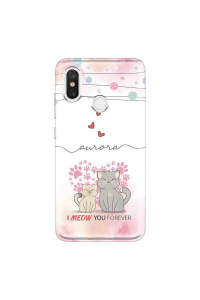 XIAOMI - Mi 8 - Soft Clear Case - I Meow You Forever