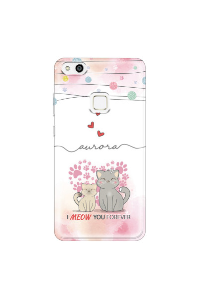 HUAWEI - P10 Lite - Soft Clear Case - I Meow You Forever