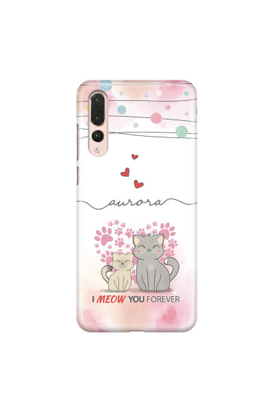 HUAWEI - P20 Pro - 3D Snap Case - I Meow You Forever