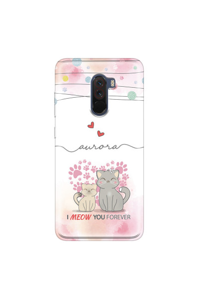 XIAOMI - Pocophone F1 - Soft Clear Case - I Meow You Forever