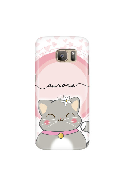 SAMSUNG - Galaxy S7 - 3D Snap Case - Kitten Handwritten