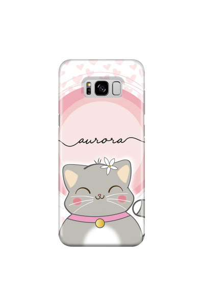 SAMSUNG - Galaxy S8 - 3D Snap Case - Kitten Handwritten