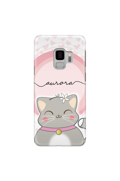 SAMSUNG - Galaxy S9 - 3D Snap Case - Kitten Handwritten