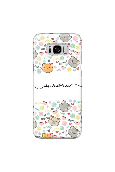 SAMSUNG - Galaxy S8 - 3D Snap Case - Cute Kitten Pattern