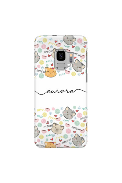 SAMSUNG - Galaxy S9 - 3D Snap Case - Cute Kitten Pattern