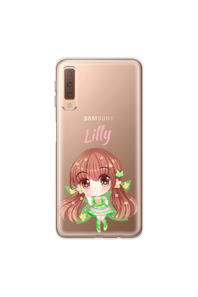 SAMSUNG - Galaxy A7 2018 - Soft Clear Case - Chibi Lilly