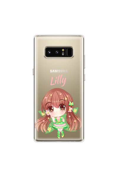 SAMSUNG - Galaxy Note 8 - Soft Clear Case - Chibi Lilly