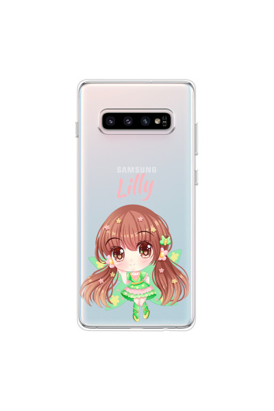 SAMSUNG - Galaxy S10 - Soft Clear Case - Chibi Lilly