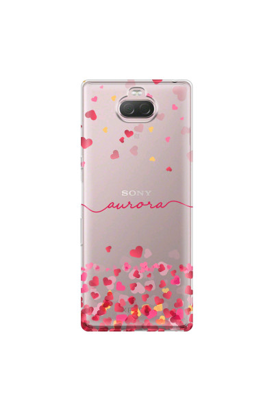 SONY - Sony 10 Plus - Soft Clear Case - Scattered Hearts