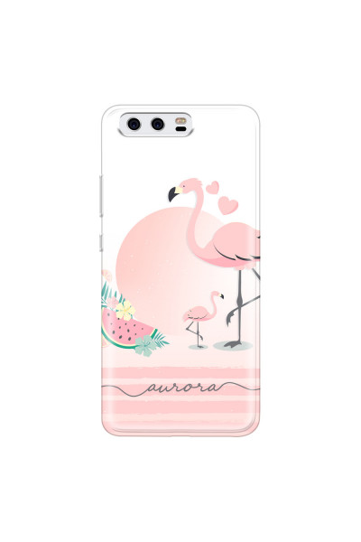 HUAWEI - P10 - Soft Clear Case - Flamingo Vibes Handwritten