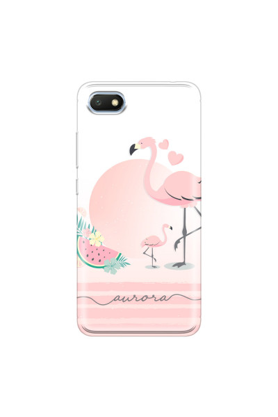 XIAOMI - Redmi 6A - Soft Clear Case - Flamingo Vibes Handwritten