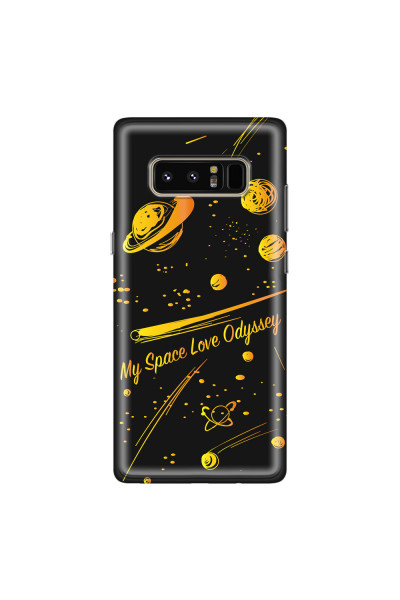 SAMSUNG - Galaxy Note 8 - Soft Clear Case - Dark Space Odyssey