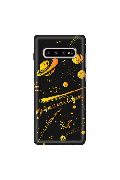 SAMSUNG - Galaxy S10 - Soft Clear Case - Dark Space Odyssey