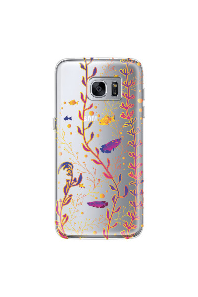 SAMSUNG - Galaxy S7 Edge - Soft Clear Case - Clear Underwater World
