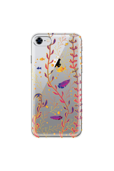 APPLE - iPhone 8 - Soft Clear Case - Clear Underwater World