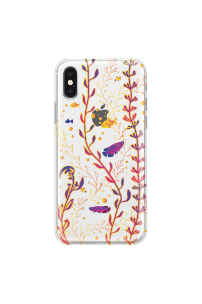 APPLE - iPhone XS Max - Soft Clear Case - Clear Underwater World
