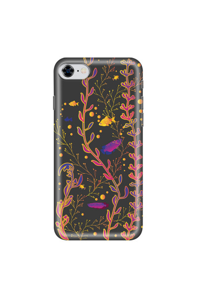 APPLE - iPhone 8 - Soft Clear Case - Midnight Aquarium