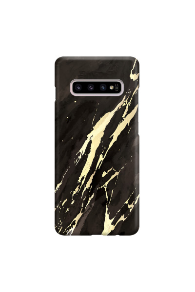 SAMSUNG - Galaxy S10 Plus - 3D Snap Case - Marble Ivory Black
